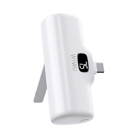 WiWU P017 5000mAh Capsule Tail Plug Mobile 2 in 1 Power Bank WiWU P017 5000mAh Capsule Tail Plug Mobile 2 in 1 Power Bank